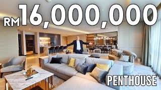 The RitzCarlton Residences KL Luxury Penthouse House Tour RM16 Million KLCC TRX View | Kuala Lumpur