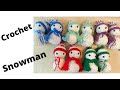 CROCHET SNOWMAN/BEGINNER FRIENDLY/CHRISTMAS IN JULY