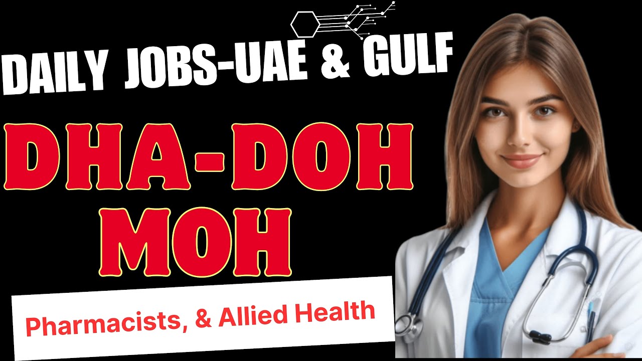 DHA DOH MOH PHARMACISTS | Dr.Razziq 292 | UAE & Gulf Region | DAILY MEDICAL JOBS |