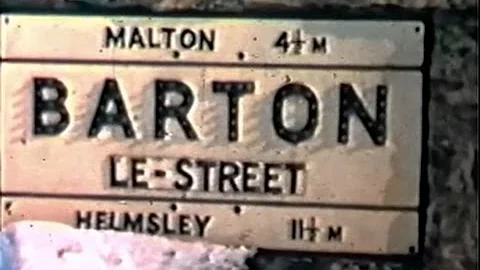 Barton-le-Street 1950's by my Grandfather