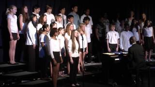 Culbreth Middle School Choir singing "I believe I can fly" 5/16/2013