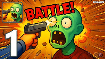 Zombies Go Home! - Gameplay Walkthrough Part 1 - Army Commander Base Defense (iOS, Android)