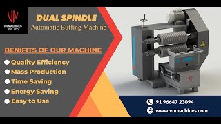 Stainless Steel Heavy Knife Mirror Polishing Double Side Buffing Machine#VNMachinesPvtLtd#