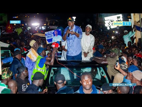 DIRECT : Discours d'Ousmane Sonko à Daara Djolof