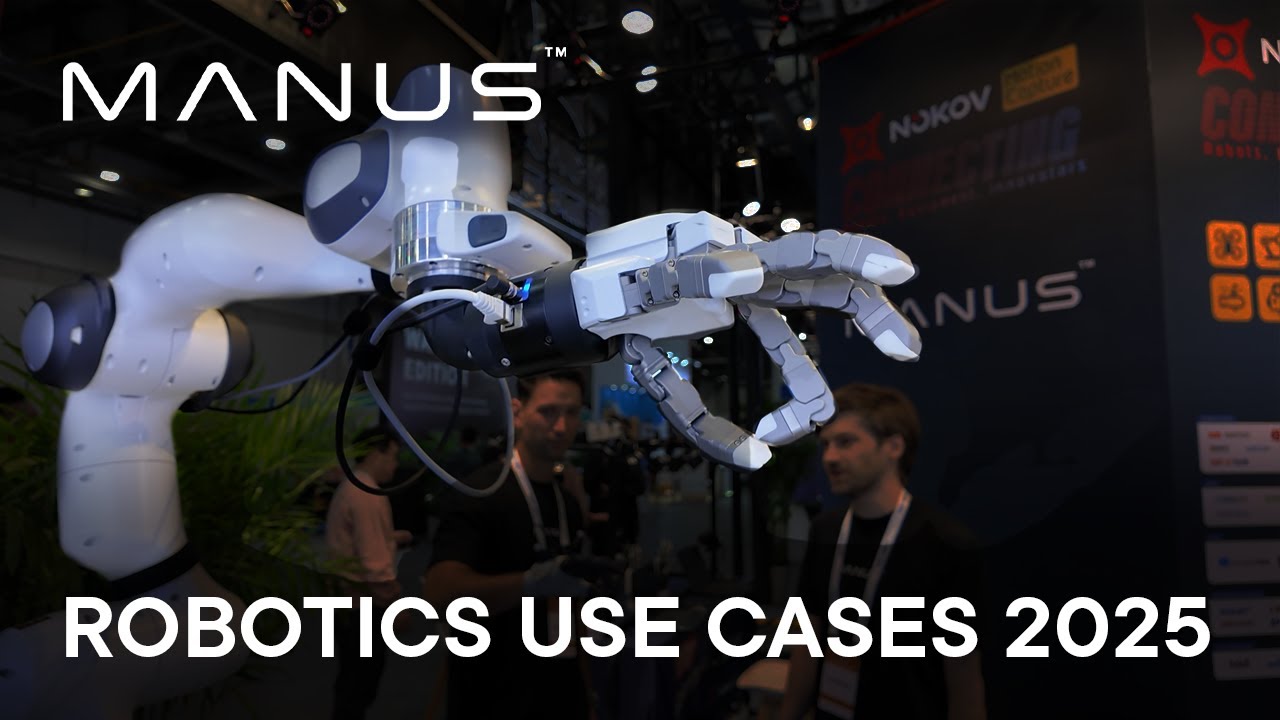 MANUS Data Gloves | Robotics Use Cases 2025 | Teleoperation & Data Collection for Embodied AI