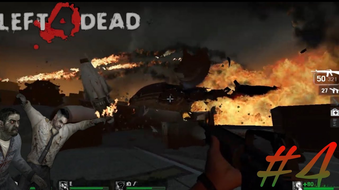 🛩 Самолета се РАЗБИ🛩: Left 4 Dead 1 #4 [ПОРЕДИЦА]