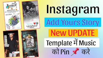 Instagram Add Yours Story Template  Me Music Ko Pin Kare❗️Add Yours Story sticker Me Song Pin kare