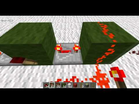 Minecraft Tutorial - Redstone Monostable Circuit