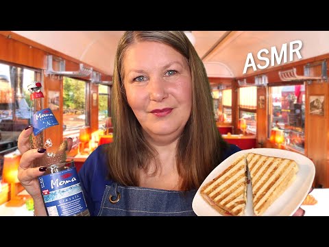ASMR im Speisewagen︱Zugbegleiterin Roleplay︱Flüstern German/ Deutsch
