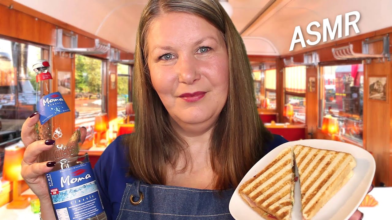 ASMR im Speisewagen︱Zugbegleiterin Roleplay︱Flüstern German/ Deutsch