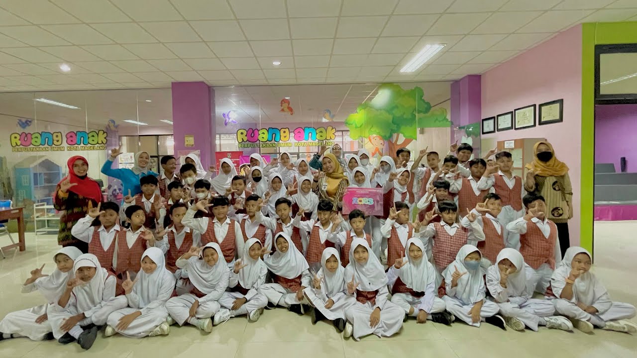 Wisata Literasi Siswa SDN Rejowinangun Selatan 1 ke Perpustakaan Kota Magelang