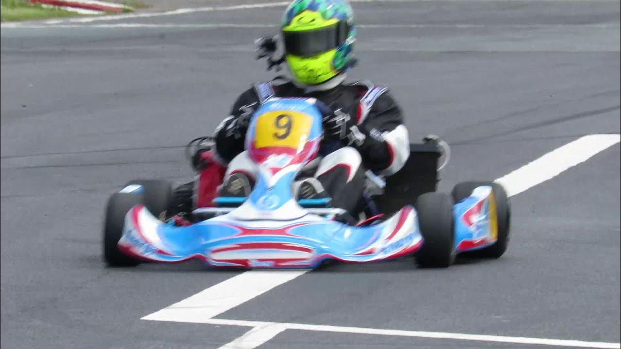 Aixro XR50 50bhp rotary engine kart shakedown test at Teesside karting