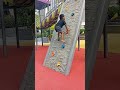 karthik avyaan... climbing...