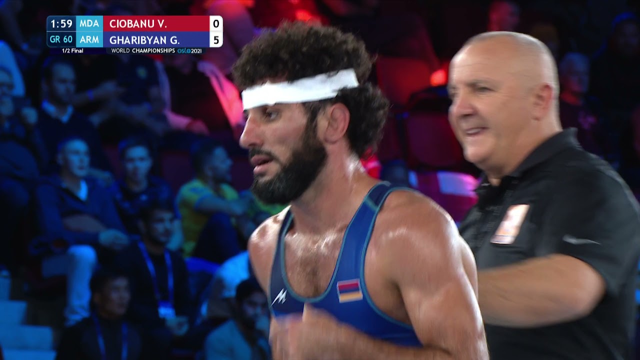 1/2 GR - 60 kg: V. CIOBANU (MDA) v. G. GHARIBYAN (ARM)