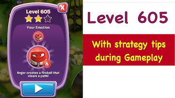 Inside Out Thought Bubbles Level 605 Tips and Strategy Gameplay Walkthrough Youtube No Boosters