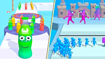 Juice Run vs Join Clash 3d Game Max Level iOS, Android Gameplay Walkthrough All Level JRJC071022