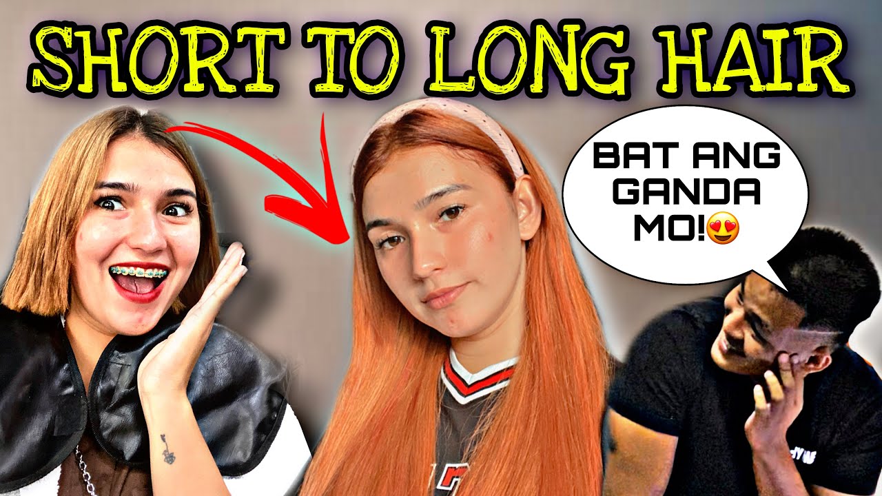 MAY BINAGO AKO SA SARILI KO! (SHORT HAIR TO LONG HAIR)