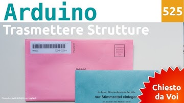 Trasmettere via seriale una struttura dati tra due schede Arduino - Video 525