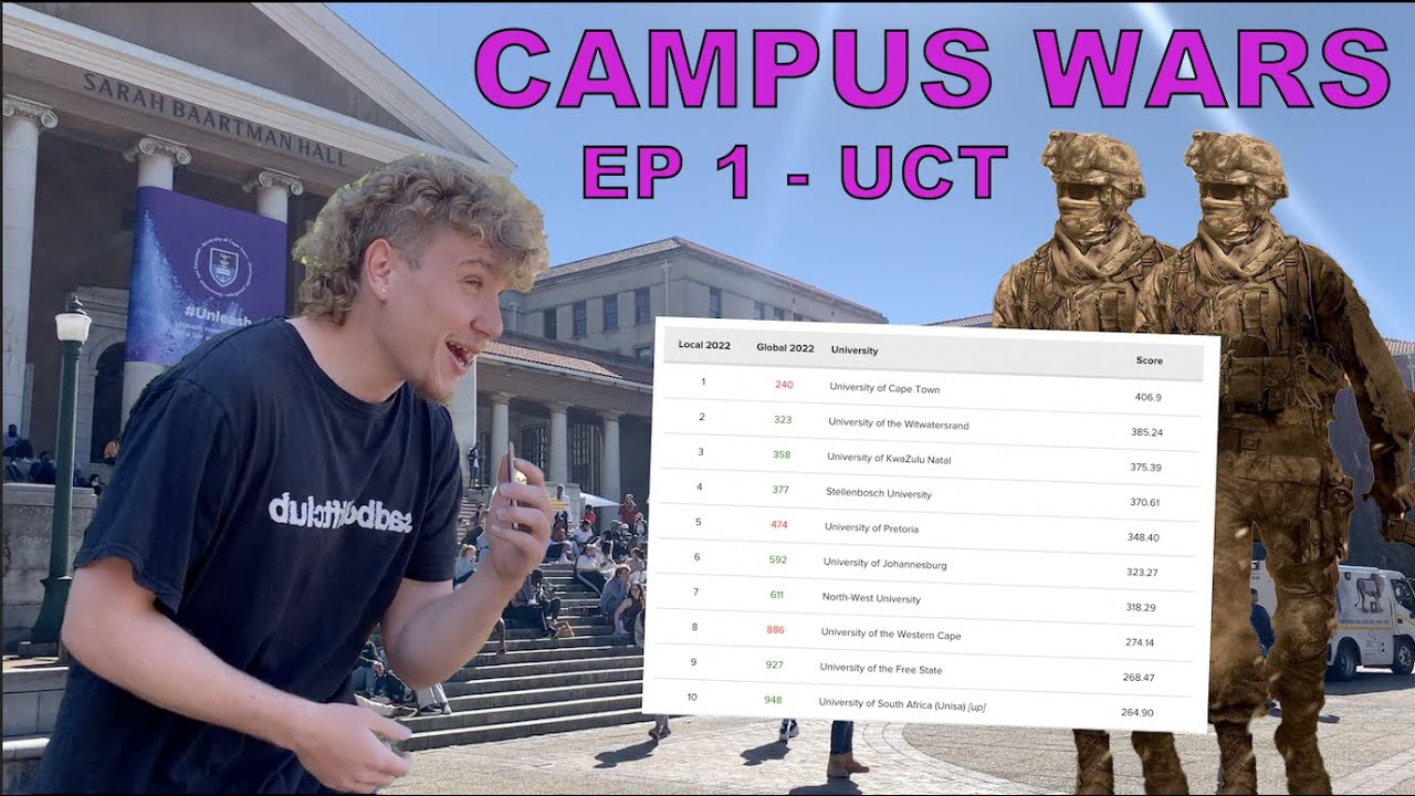 Является ли ЮКТ лучшим университетом в Южной Африке? | Campus Wars #1
