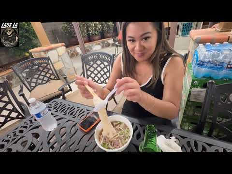 Laos LAສະບາຍດີ🙏 Temecula visiting brother/got super drunk มาเที่ยวบ้านพี่ชายอยู่ที่สนามกีฬาเมามาก