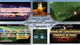 Misiones Diarias+Tickets+Fragmentos+Paquetes de Velas (10-06-2026) 🐾Lyncis🐾|Sky: Niños de la Luz Sky