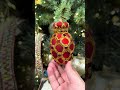 Raz Eric Cortina 4.5" Red Garnet Egg Glass Christmas Ornament 4653163