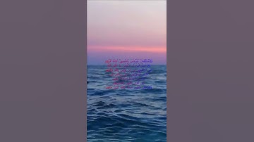 سورة البقرة اية 228 - مع صوت البحر بصوت جميل - وَالْمُطَلَّقَاتُ يَتَرَبَّصْنَ بِأَنفُسِهِنَّ