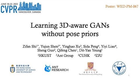 [CVPR 2023] Learning 3D-Aware Image Synthesis With Unknown Pose Distribution