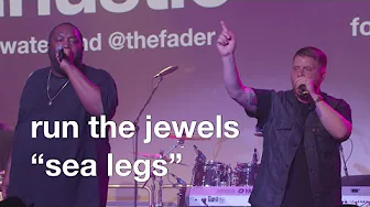 live performance: Run the Jewels, "Sea Legs" at #uncapped - vitaminwater & FADER TV live performance: Run the Jewels, "Sea Legs" at #uncapped - vitaminwater & FADER TV