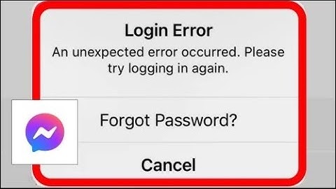 Facebook Login Error An Unexpected Error Occurred Fix