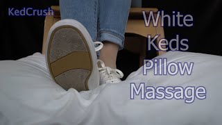 White Keds Pillow Massage Asmr