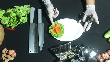 Phễu xoáy hoa cà rốt - Hướng dẫn cách tỉa hoa cà rốt cực đơn giản Lh: 0904928863