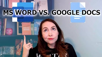 Should I write my book in Microsoft Word or Google Docs? | MS Word v Google Docs for Authors