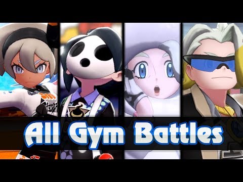 Pokemon Sword & Shield - ALL Gym Leader Battles (+VERSION EXCLUSIVE GYMS)