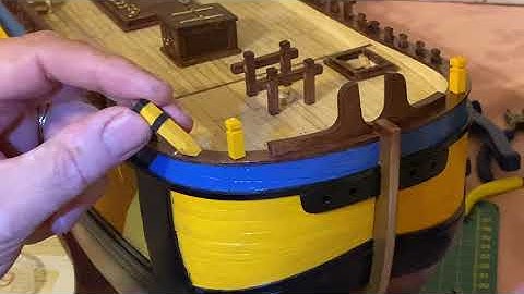 Building Endeavour Pt.50 Eaglemoss kit (More deck & hull detail)