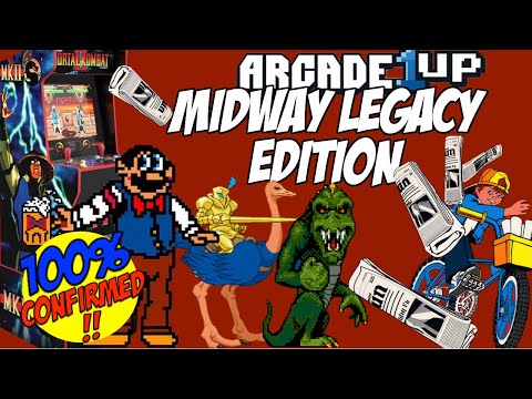 Just Revealed: Arcade 1Up Midway Legacy Edition Cabinet from moxxi