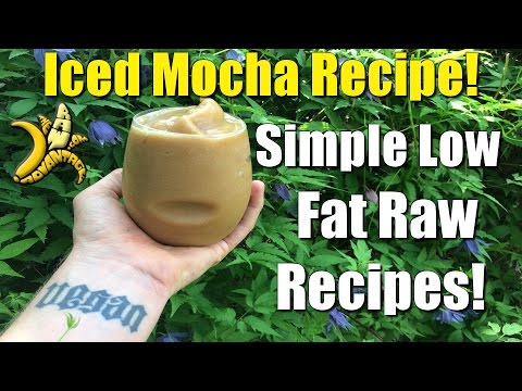 Iced Mocha Recipe; Simple Raw Food Recipe!