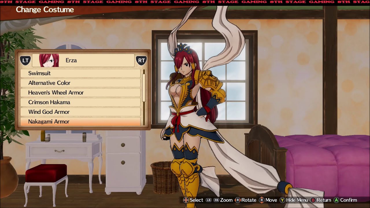 Fairy Tail All Characters Outfits (All DLC)