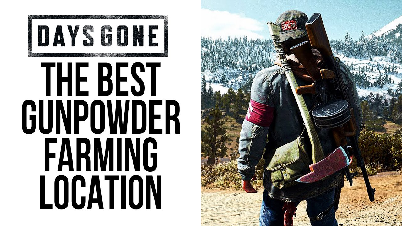 DAYS GONE THE BEST GUNPOWDER FARMING LOCATION YouTube