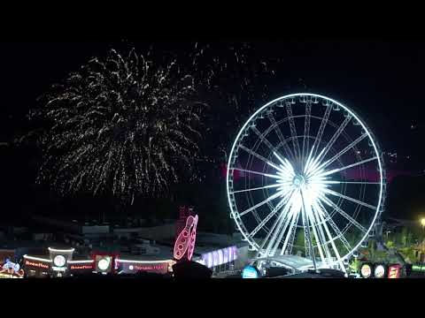 Niagara SkyWheel At Night Fireworks