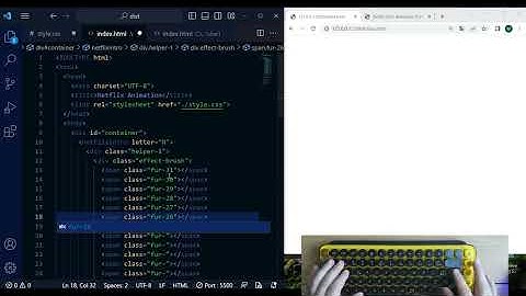 ASMR Programming -  Netflix Logo Animation Css - No Talking