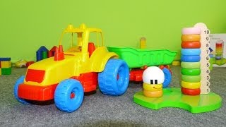Развивающие мультфильмы про машинки: трактор и гусеница Развивающие мультфильмы про машинки: трактор и гусеница