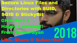 Secure Linux File and Directory by Using SUID and SGID with StickyBit CH 6 Part 2 From ServerGyan