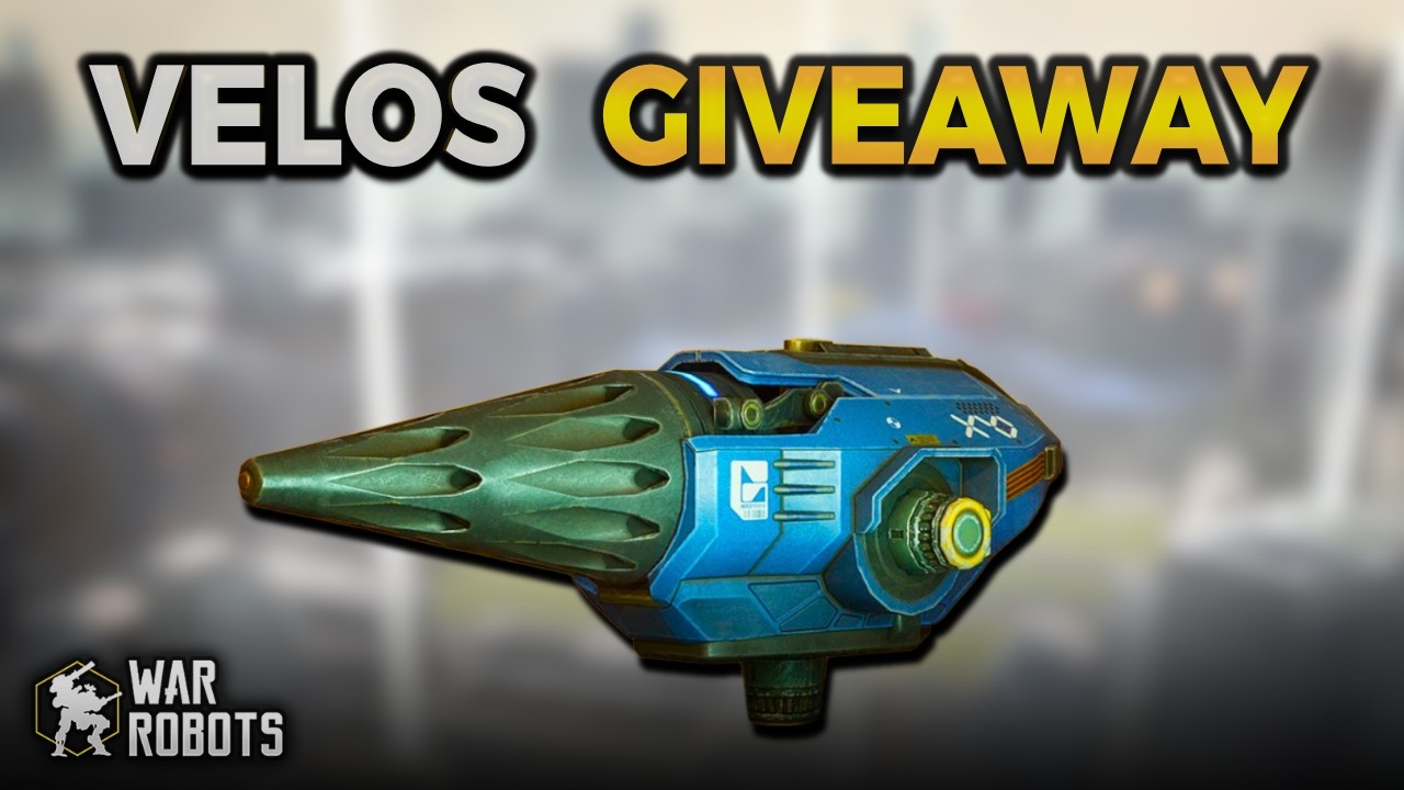 SUA CHANCE DE GANHAR A NOVA ARMA VELOS no WAR ROBOTS! #WRWinVelos