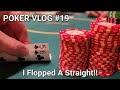 I flop a straight and get 4bet  poker vlog 19