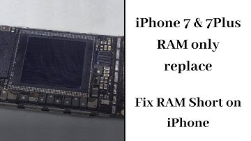 Replace A10 Ram on iPhone 7 and 7 Plus!iPhone 7 plus Ram short fix.