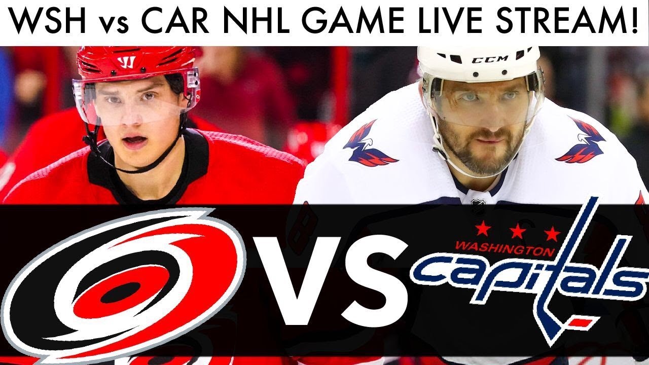 Capitals vs Hurricanes NHL LIVE STREAM! (2019 WashingtonCarolina WSH