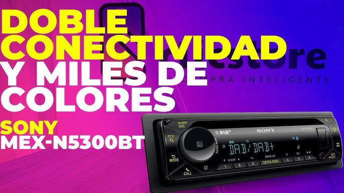 Reproductor de CD y estéreo para coche de un DIN y Bluetooth doble, DSX-A410BT