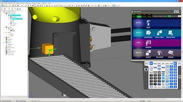 FANUC Roboguide | Add Conveyor and Simulate Box Moving