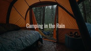 Heavy Rain Camping with Cozy Thunderstorm | for Relaxation and Falling Asleep